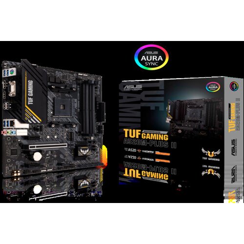 Asus TUF GAMING A520M-PLUS II AM4, 4x DDR4, 1x M.2, 6x USB 1x DP, 1x HDMI, 1x D-Sub, mATX Cijene