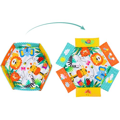 Fillikid izobraževalno igri&amp;scaron;če za dojenčke Colourful s pisanimi žogicami Slike