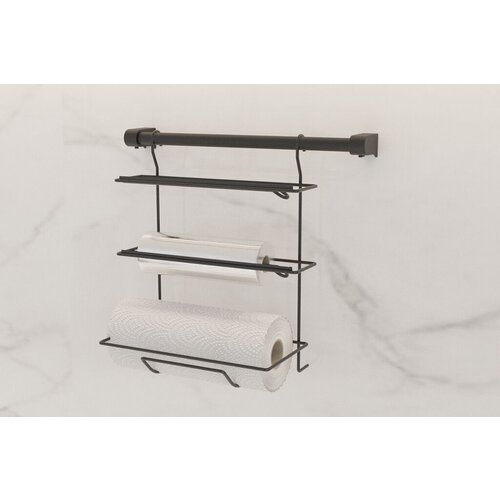 Hermia Organizator za kuhinju, 30 x 19 x 28 cm, 100% Metal, Crni Cene