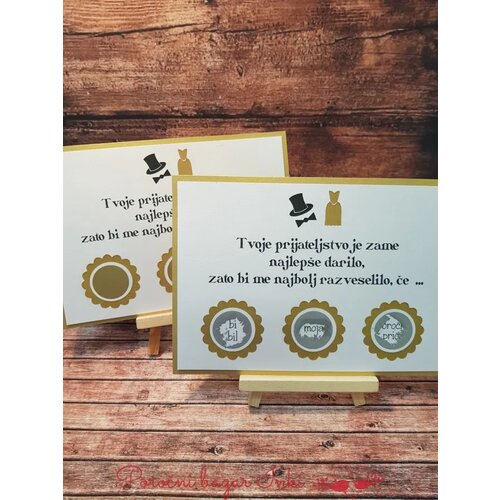  Kartice praskalke - skrito sporočilo kapra 105 Cene