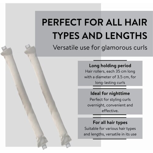 PARSA Beauty ID Satin Bendy Rollers set za uvijanje kose 2 kom Slike
