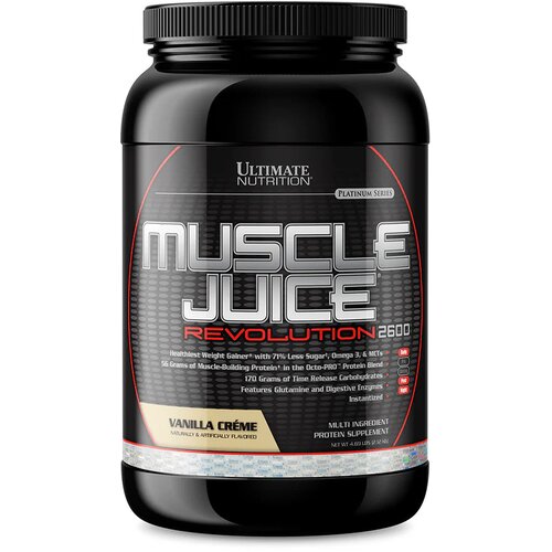 Ultimate Nutrition muscle juice revolution &amp;ndash; protein za povećanje mi&amp;scaron;ićne mase - jagoda 2.12kg Slike