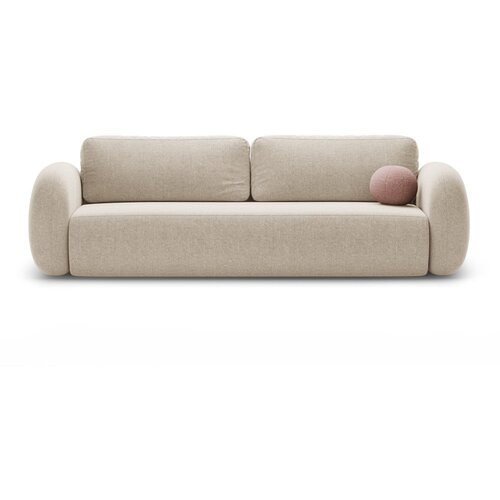 Cosmopolitan Design Bež sklopiva/s prostorom za odlaganje sofa od šenila 262 cm Tonale – Cijene