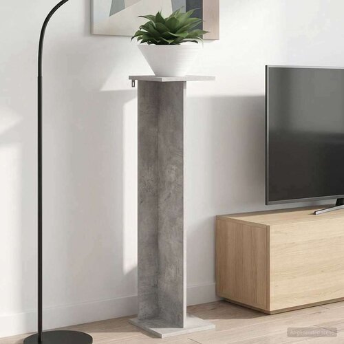  Stalak za biljke Betonsko Siva 25 x 25 5 x 100 5 cm Cene
