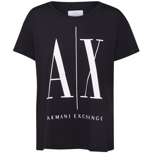Armani_Exchange Majica crna / bijela