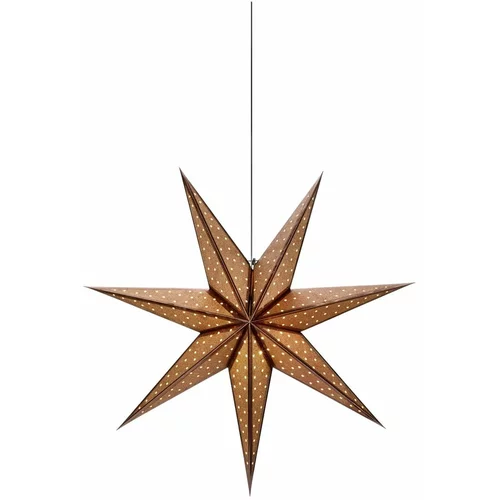 Markslöjd smeđi božićni viseći svjetleći ukras glitter, dužina 45 cm