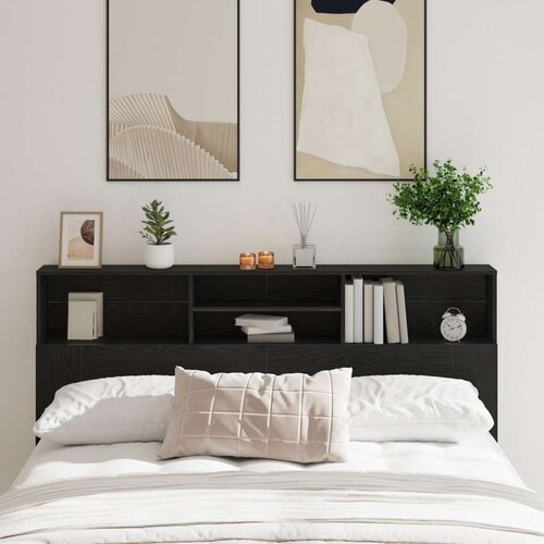  Okvir za krevet Crna hrastovina 180x19x103 5 cm Cijene