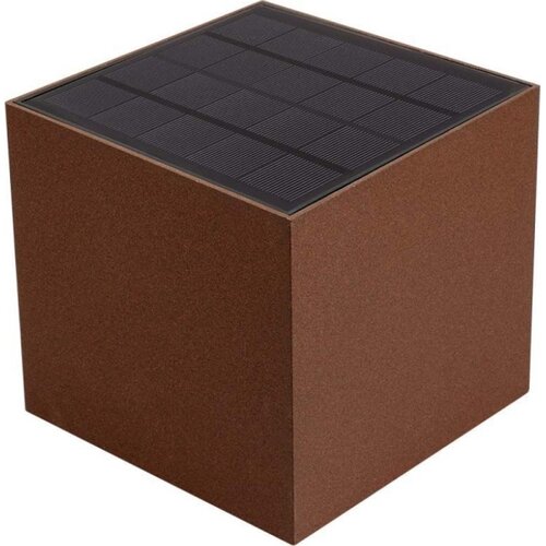  LED solarno zidno svetlo sa senzorom LED/9W/3,7V IP65 4000K 2600 mAh braon Slike