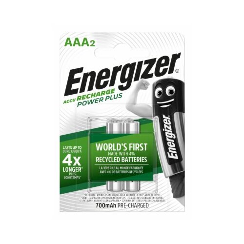 Energizer Micro (AAA)-akumulator NiMH Power Plus HR03 700 mAh 1.2 V 2 kosov, (20439110) Cene