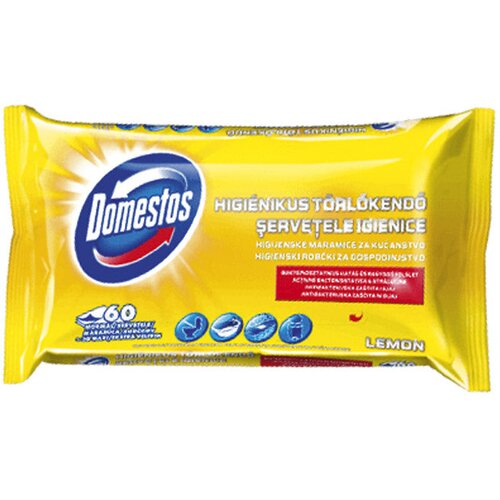 Sredstvo Domestos - higijenske maramice Lemon pk60 Cene