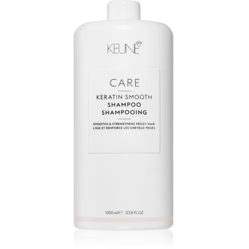 KEUNE Care Keratin Smooth Shampoo šampon za suhu i oštećenu kosu 1000 ml