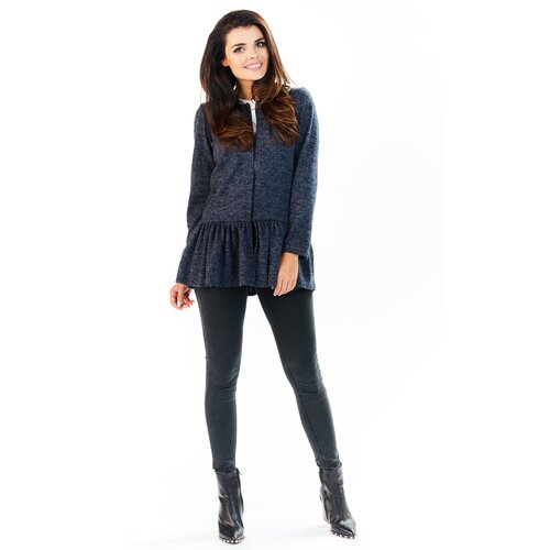 Awama Woman&amp;#039;s Sweater A193 Navy Blue Slike