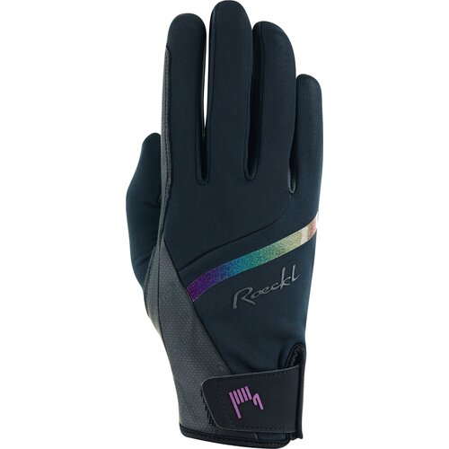Roeckl Jahalne rokavice Jineta, black/rainbow - 6 Cene