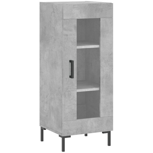 Maison Chic Komoda - Predalnik betonsko siva 34,5x34x90 cm inženirski les, (21721914) Slike