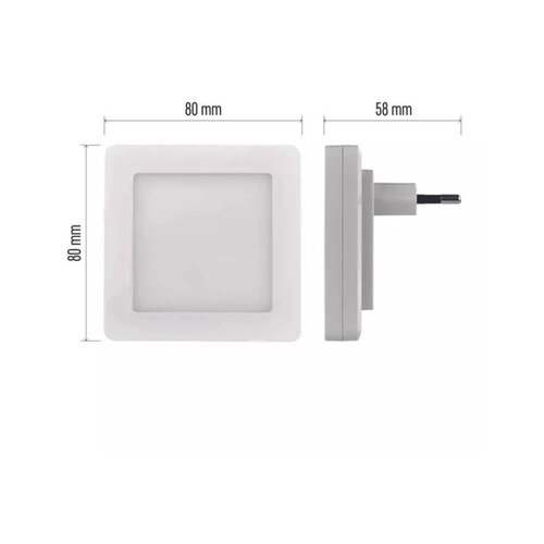 Emos noćno svetlo sa fotosenzorom 230v četvrtasto p3315 ( 2910 ) Slike
