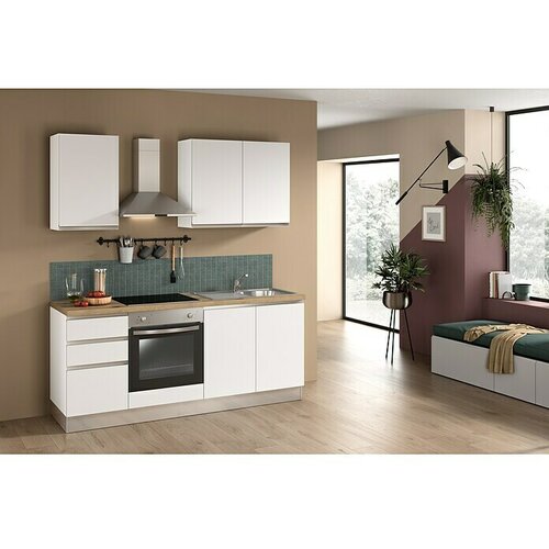 Marinelli Cucine Montažna kuhinja Luce (&amp;Scaron;irina: 195 cm, S električnim uređajima) Slike