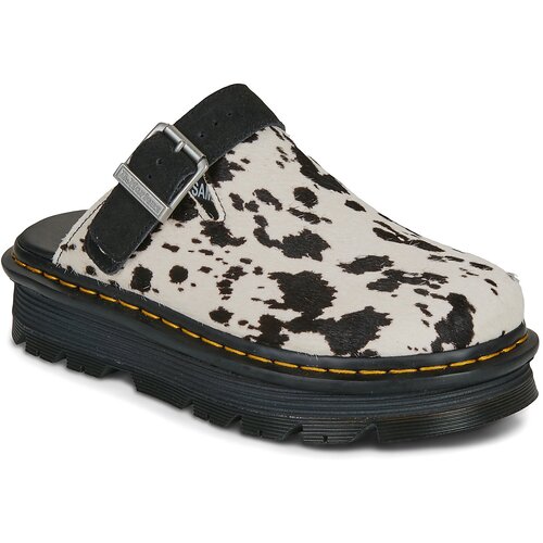 Dr. Martens ZebZag Mule Black Dalmatian Print Hair On Crna Cijene