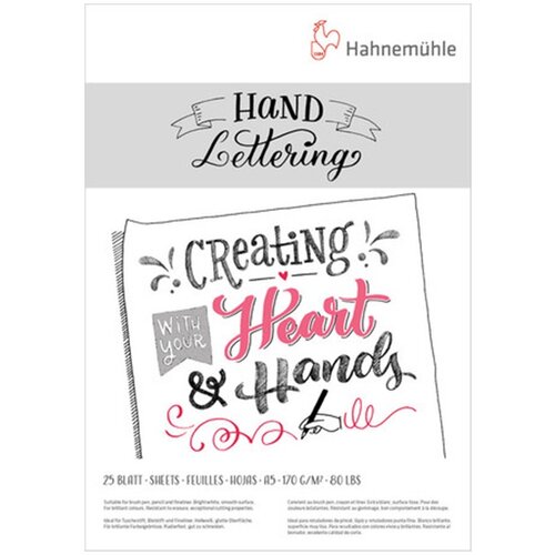 Papirni blok HAHNEMÜHLE i HAND LETTERING | A4 Slike