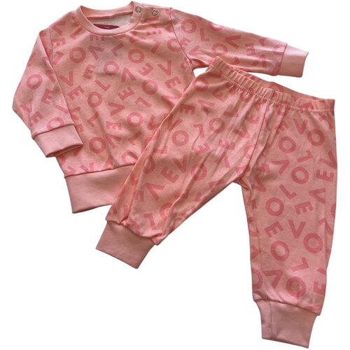 Jasmil Pidžama za bebe, Roze Slike