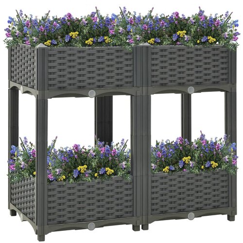 VidaXL povi&amp;scaron;ena gredica 80 x 40 x 71 cm od polipropilena Slike