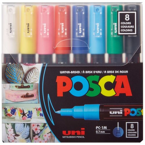 POSCA Uni marker pc-1mc osnovne boje 8/1 Slike