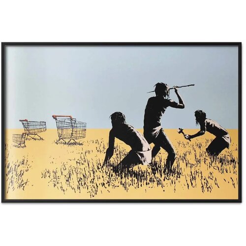  Plakat - Bargain Hunters 30x21 Crni okvir Slike