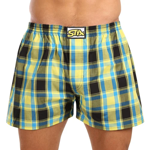 STYX Men's shorts classic rubber oversize multicolor