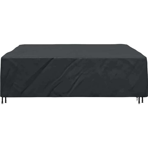 VidaXL Navlaka za vanjski namje&amp;scaron;taj Crna 260 x 260 x 70 cm 210D Slike