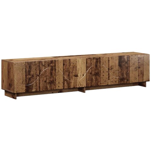  TV stalak 179.5 x 34.5 x 40 cm Staro drvo Konstruirano drvo Slike