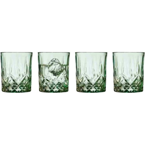  Kozarec za viski Sorrento 32 cl, 4 kosi - Zelena Cene
