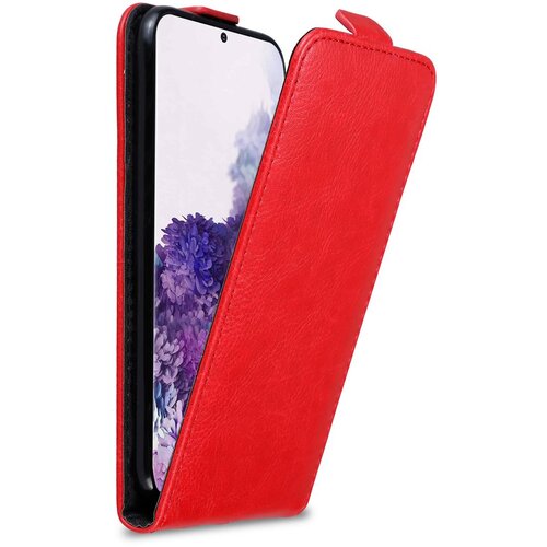 Cadorabo Ohi&scaron;je, združljivo z Samsung Galaxy S20 PLUS v rdeče jabolko - Za&scaron;čitni ovitek v obliki flipa z magnetnim zapiranjem, (20563759) Cene