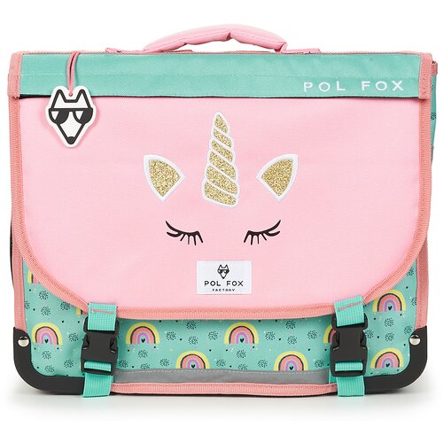 Pol Fox &amp;Scaron;olska torba CARTABLE 38 CM RAINBOW Večbarvna Slike