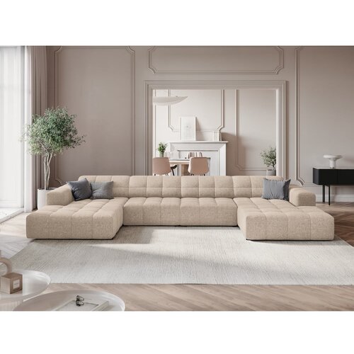 Cosmopolitan Design bež kotna sedežna garnitura (v obliki črke &amp;quot;u&amp;quot;) chicago &amp;ndash; Slike