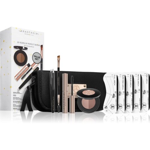 Anastasia Beverly Hills OG Brow Kit poklon set Medium Brown(za obrve) nijansa Slike
