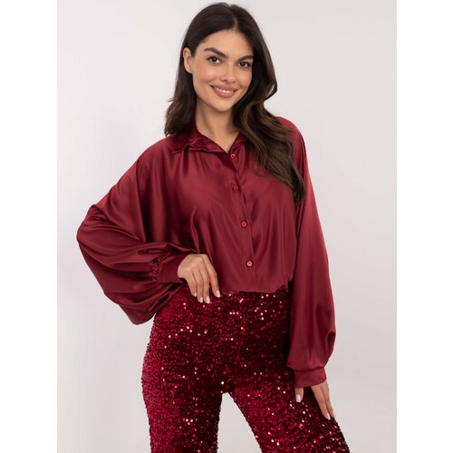 Italy Moda Shirt-DHJ-KS-15257.53P-burgundy Cijene