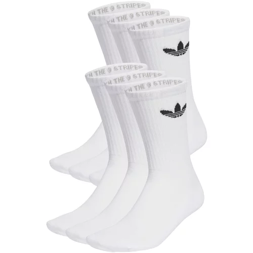 Adidas Čarape 'Trefoil Cushion Crew ' crna / bijela