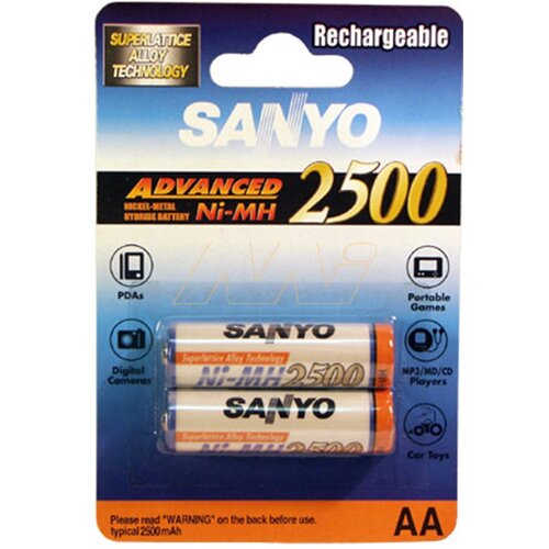  baterije SANYO ADVANCED 2xAA Ni-MH 2500mah Cijene