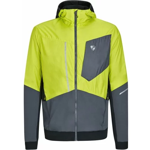 Ziener NIKOLO Muška funkcijska jakna za skijaško trčanje i alpsko skijanje, reflektirajući neon, veličina
