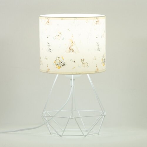  Dečija stona lampa KIDS ROOM 1xE27/60W/230V prečnik 18 cm sa životinjicama Slike