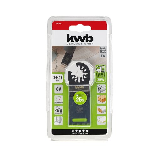 KWB crv nož za multi-alat 34x48, za drvo/plastiku, japanski zubi, energy saving ( 49709194 ) Cene