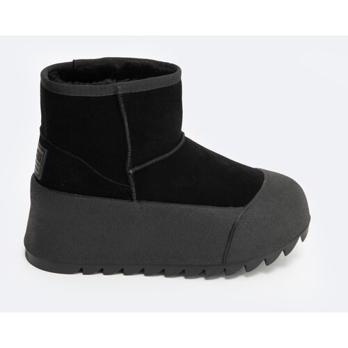 Big Star Insulated suede snow boots on the platform black Cene
