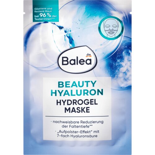 Balea beauty hijaluron hidrogel maska za lice 1 kom Slike