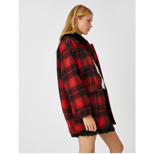 Koton Coat - Red - Puffer Slike