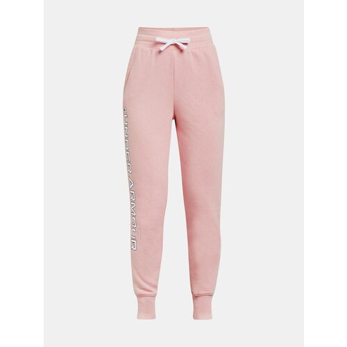 Under Armour Sweatpants Rival Fleece Joggers-PNK - Girls Slike