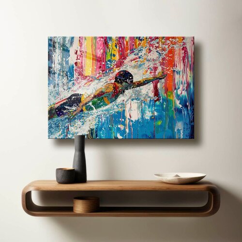 WALLXPERT Dekorativna slika na kaljenom staklu, 40x60cm, &Scaron;areno Cijene