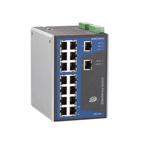 Moxa EDS-516A 16-portni upravljivi industrijski svič 10/100 mb/s Slike