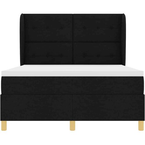  Podna opruga s madracem Tamno siva 90x190 cm Crna 140 x 190 cm - Crna 140 x 190 cm S gumbima Slike