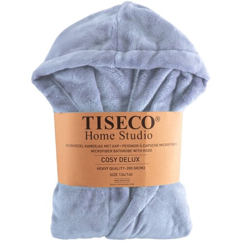 Tiseco Home Studio Plavi dječji ogrtač od mikropliša 134-140 Delux – Cijene