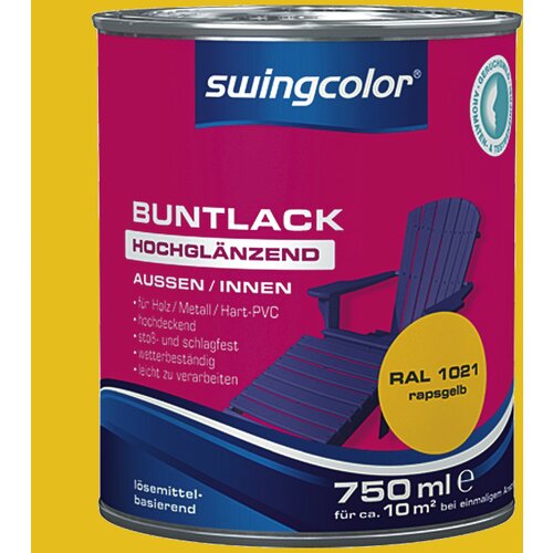 SWINGCOLOR Visokosijoči barvni lak (barva: rumeno oranžna, 750 ml) Cene
