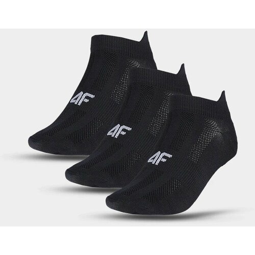 4f Women's Sports Socks Under the Ankle (3Pack) - Black Slike